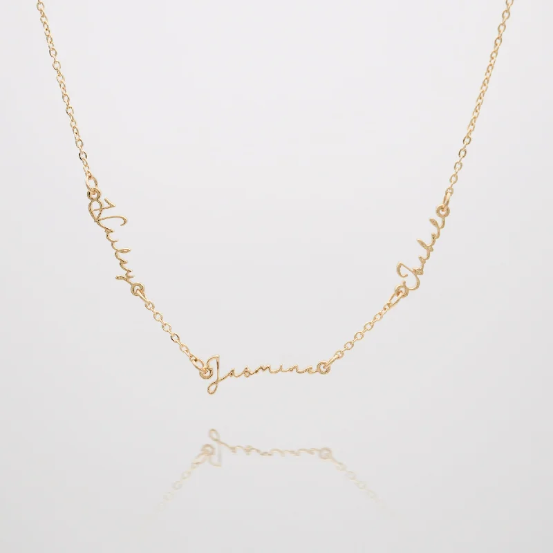Limited-Time Offer On Premium Jewelry Collections Selina Multiple Name Necklace