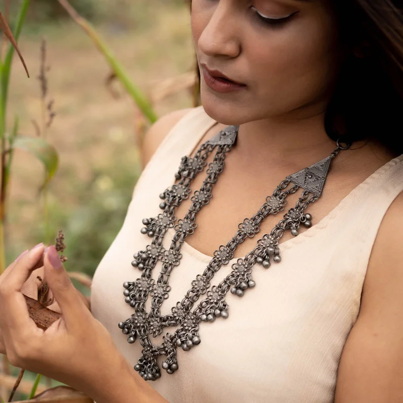 Affordable Luxury Jewelry – Style At A Great Price Teejh Rua Antique Silver Polish Long Necklace