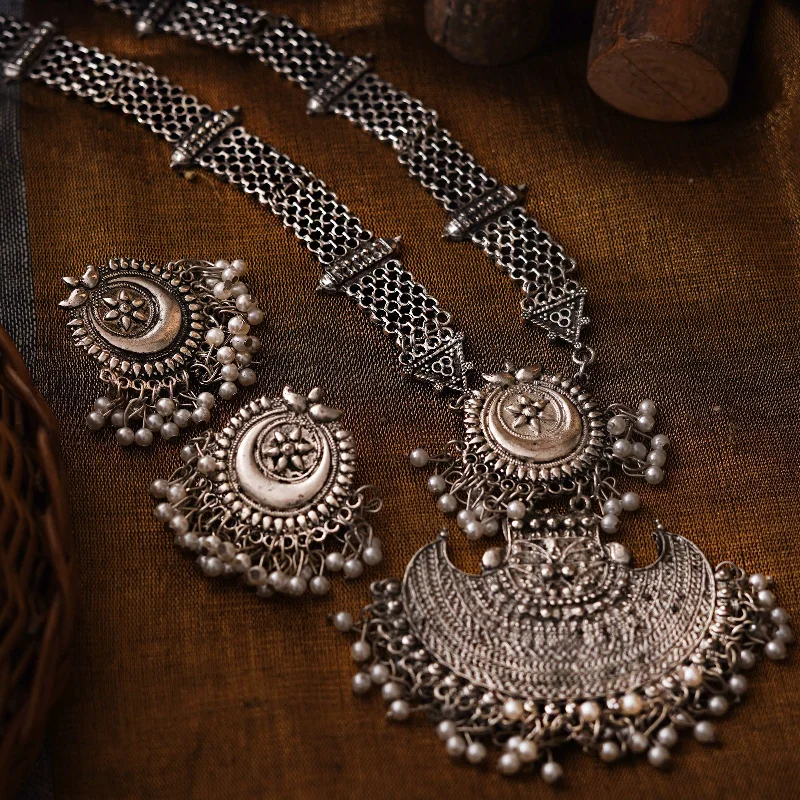 Luxury Jewelry Clearance – Shop Premium Styles Now Teejh Siyona Antique Silver Polish Necklace Set Luxury Jewelry Clearance – Shop Premium Styles Now Teejh Siyona Antique Silver Polish Necklace Set