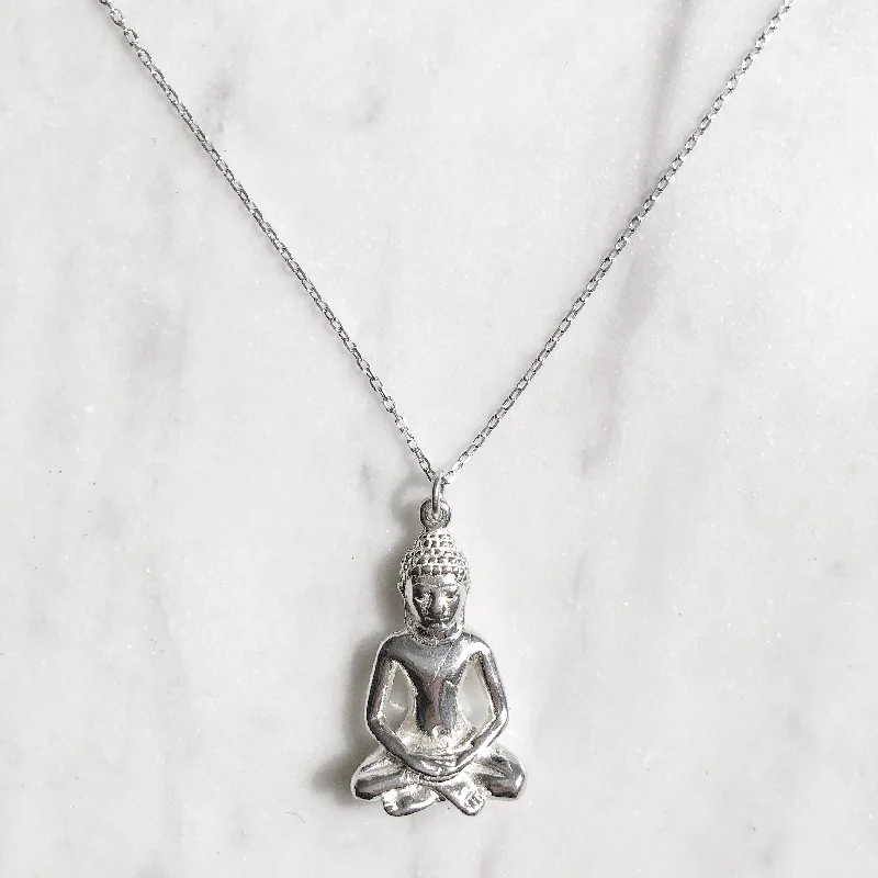 Celebrate With Sparkle – Jewelry Sale Now Live Buddha Pendant Necklace in Sterling SIiver Celebrate With Sparkle – Jewelry Sale Now Live Buddha Pendant Necklace in Sterling SIiver