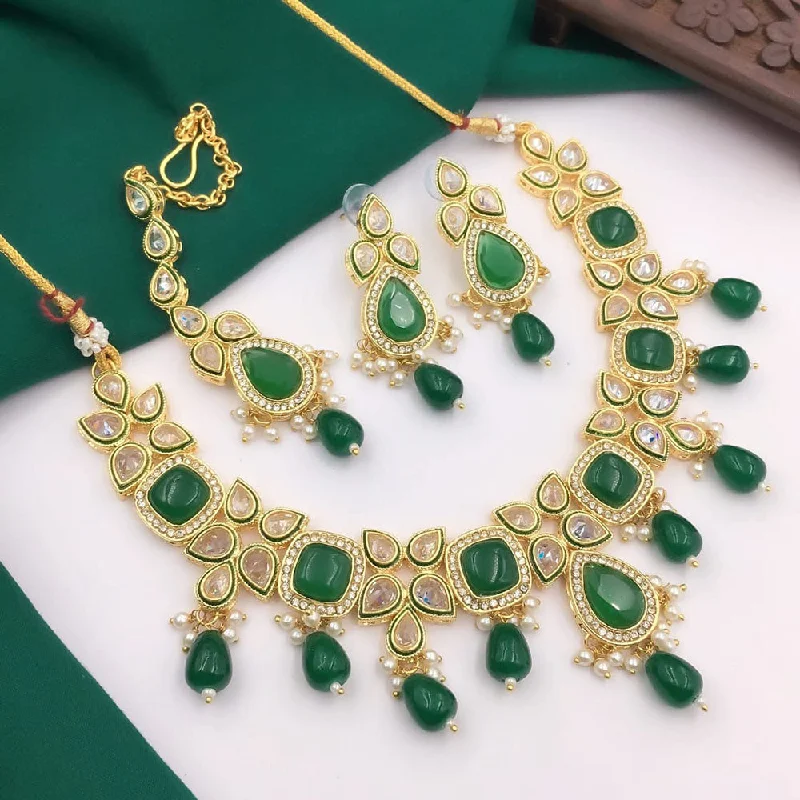 Sparkle On A Budget – Fine Jewelry For Less 5G Jewellery Gold Plated Crystal Stone And Beads Necklace Set Sparkle On A Budget – Fine Jewelry For Less 5G Jewellery Gold Plated Crystal Stone And Beads Necklace Set