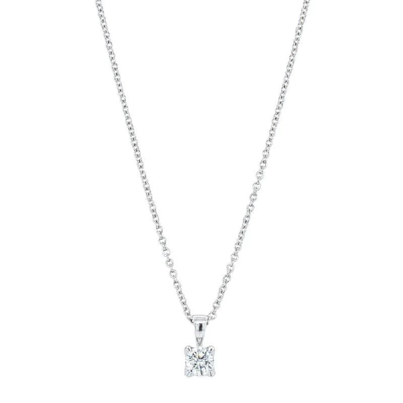 Shop Jewelry That Shines Without The High Price 9ct White Gold .33ct Diamond Ava Pendant