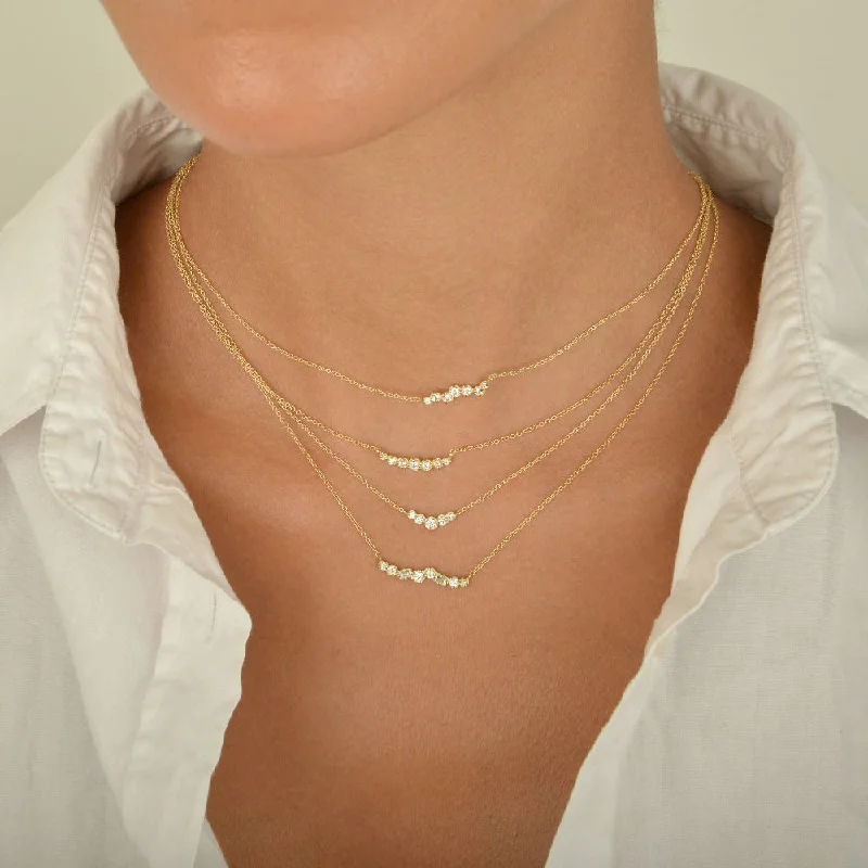 Upgrade Your Jewelry Collection For Less Cascade Diamond Necklace