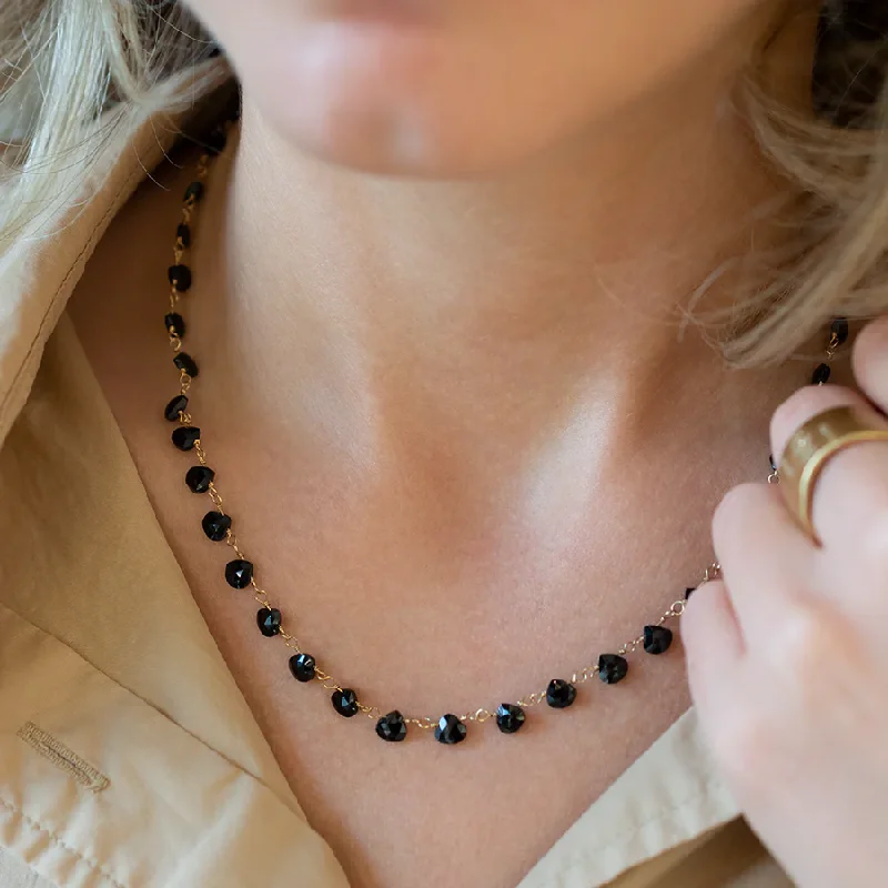 Save On Luxury Jewelry Pieces – Limited-Time Offers Heart-Shaped Black Spinel Necklace