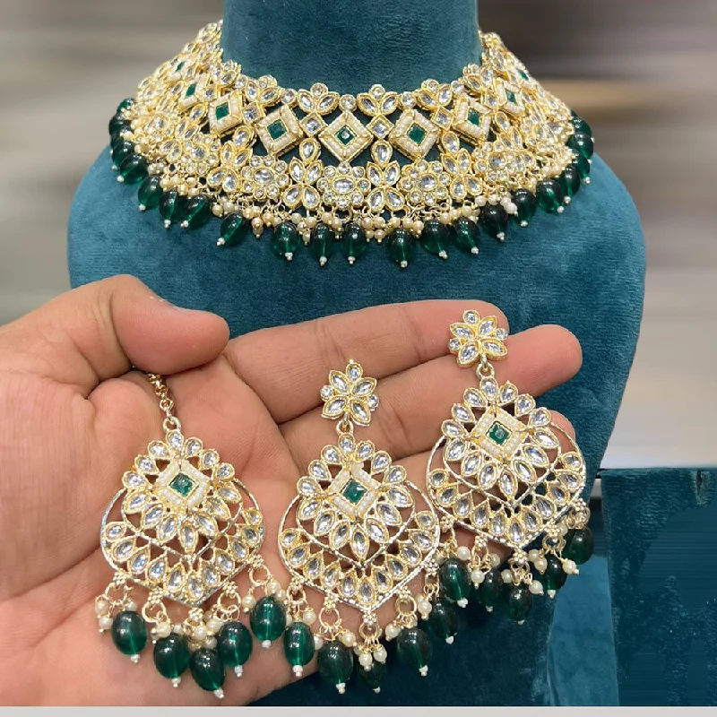 Shine In Style – Shop Jewelry Discounts Today Hira Collections Gold Plated Kundan Stone And Pearls Necklace Set