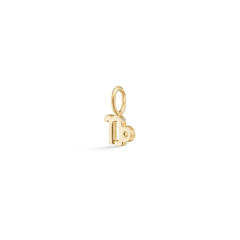 Celebrate Every Occasion With Sparkling Savings My Zodiac Capricorn 18K Gold Pendant w. Diamond