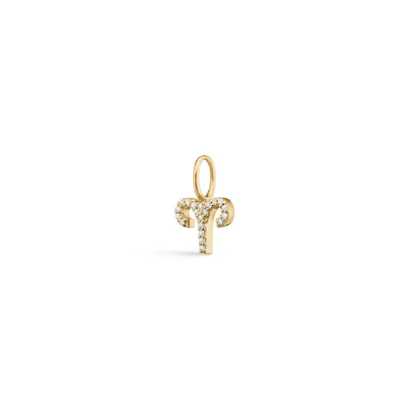 Once-A-Year Jewelry Deals – Shop Before They’Re Gone My Zodiac Pavé Aries 18K Gold Pendant w. Diamonds