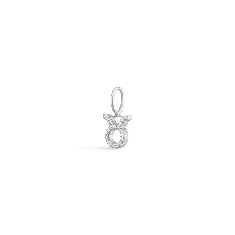 Exclusive Jewelry Markdowns – Limited-Time Offer My Zodiac Pavé Taurus 18K Whitegold Pendant w. Diamonds