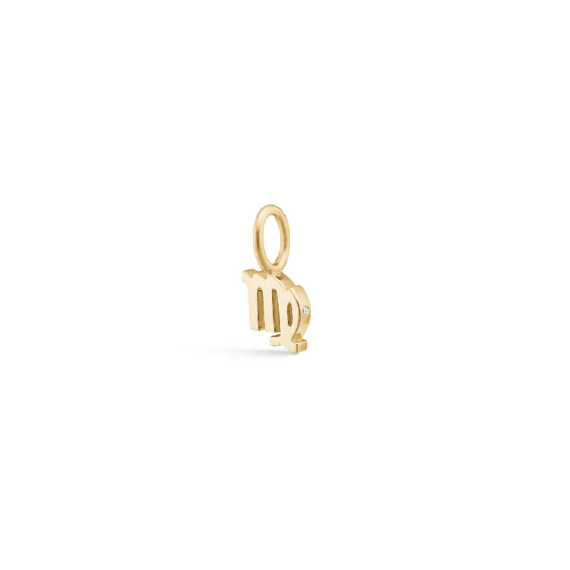 Sparkle More For Less – Jewelry Sale Happening Now My Zodiac Virgo 18K Gold Pendant w. Diamonds