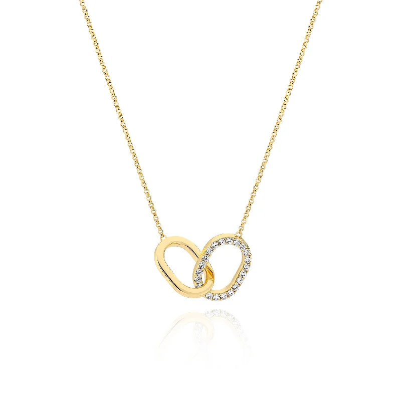 Premium Jewelry At Special Low Prices For A Limited Time Capizzi Due Piccolo Gold Plated Necklace w. Zirconia Premium Jewelry At Special Low Prices For A Limited Time Capizzi Due Piccolo Gold Plated Necklace w. Zirconia