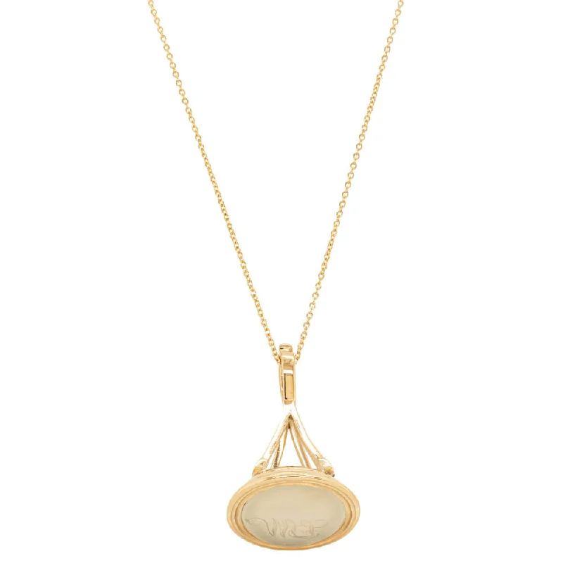 The Ultimate Jewelry Sale – Shop Premium Styles Vintage 12ct Yellow Gold Agate Fob Seal Pendant With Chain