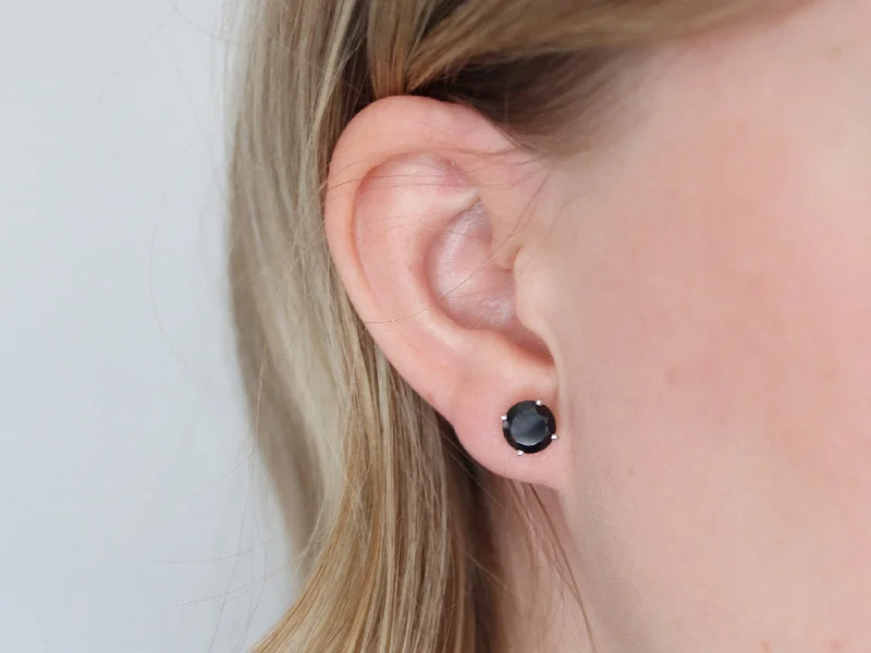 Luxury Jewelry Sale – Elegant Styles At Unbeatable Prices Black Spinel Stud Earrings
