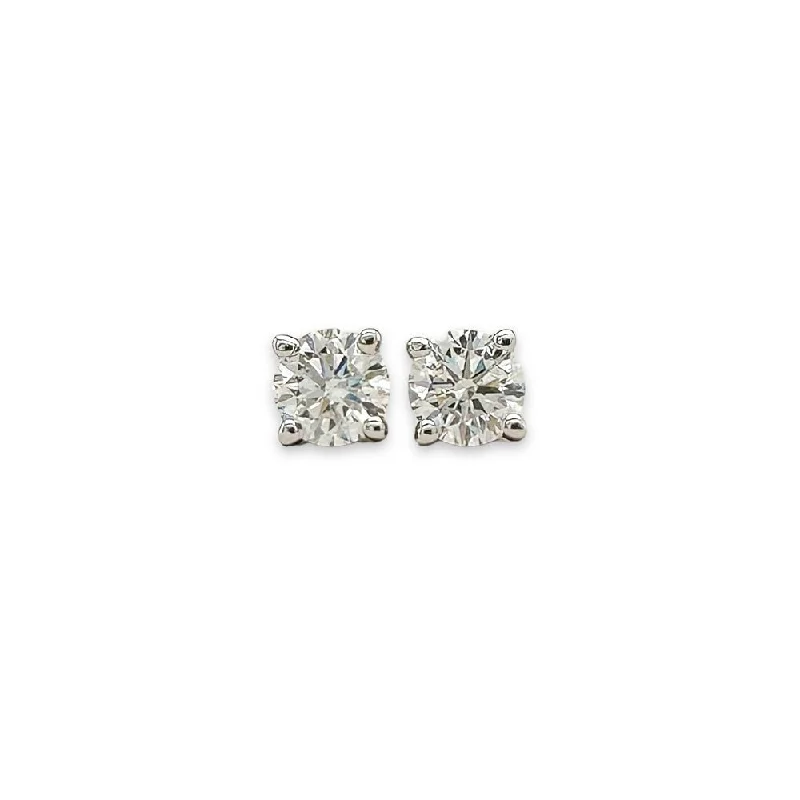 Shop Dazzling Rings, Earrings, And More At Special Discounts 14K W Gold 0.50ctw I/SI2 Round Diamond Stud Earrings Shop Dazzling Rings, Earrings, And More At Special Discounts 14K W Gold 0.50ctw I/SI2 Round Diamond Stud Earrings