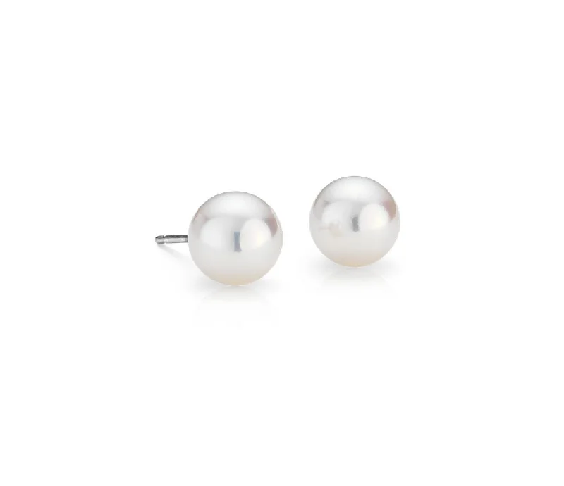 Upgrade Your Collection With Our Limited-Time Jewelry Sale 14K W Gold 7.5X8mm Cultured Akoya Pearl Stud Earrings Upgrade Your Collection With Our Limited-Time Jewelry Sale 14K W Gold 7.5X8mm Cultured Akoya Pearl Stud Earrings