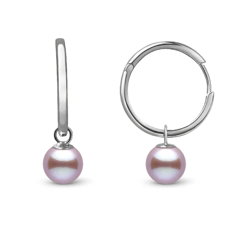Celebrate Every Occasion With Sparkling Savings 7.5-8.0 mm Lavender Freshadama Pearl Endless Hoop Earrings Celebrate Every Occasion With Sparkling Savings 7.5-8.0 mm Lavender Freshadama Pearl Endless Hoop Earrings