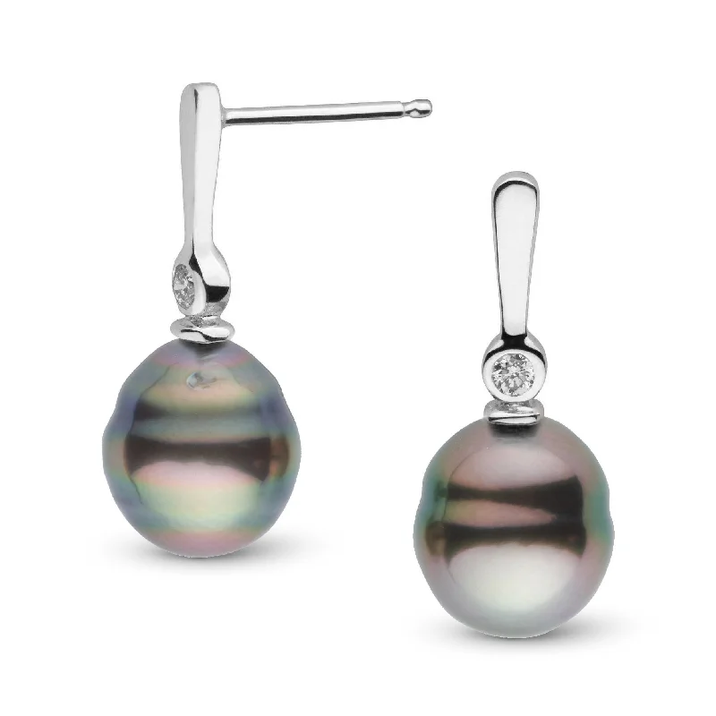 Seasonal Jewelry Deals – Elevate Your Style Aspire Collection 8.0-9.0 mm Baroque Tahitian Pearl & Diamond Earrings Seasonal Jewelry Deals – Elevate Your Style Aspire Collection 8.0-9.0 mm Baroque Tahitian Pearl & Diamond Earrings