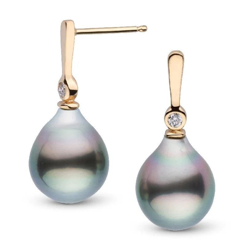 Grab Your Favorite Jewelry At The Lowest Prices Aspire Collection 9.0-10.0 mm Drop Tahitian Pearl & Diamond Earrings Grab Your Favorite Jewelry At The Lowest Prices Aspire Collection 9.0-10.0 mm Drop Tahitian Pearl & Diamond Earrings