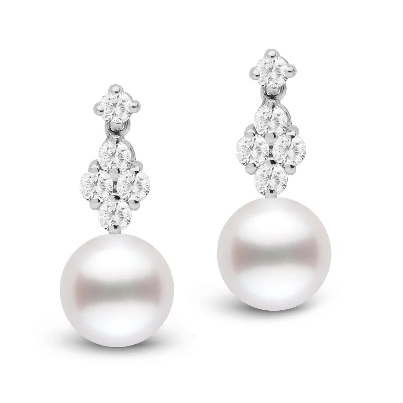Jewelry Clearance Sale – Final Reductions 9.0-10.0 mm White South Sea Pearl and Diamond Elegance Collection Earrings Jewelry Clearance Sale – Final Reductions 9.0-10.0 mm White South Sea Pearl and Diamond Elegance Collection Earrings