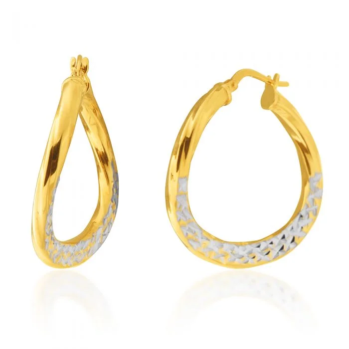 Celebrate Every Occasion With Sparkling Savings 9 Carat Silverfilled 26mm Hoop Earrings Celebrate Every Occasion With Sparkling Savings 9 Carat Silverfilled 26mm Hoop Earrings