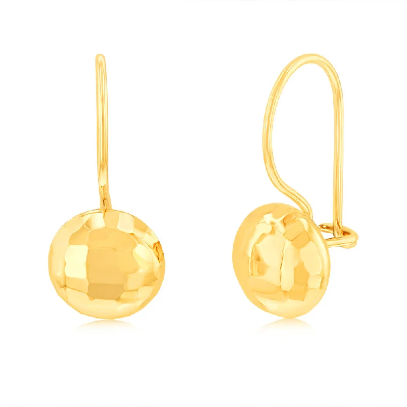 Buy More, Save More – Special Jewelry Discounts 9ct Yellow Gold Diamond Cut 6.9mm Flat Ball Euroball Hook Earrings Buy More, Save More – Special Jewelry Discounts 9ct Yellow Gold Diamond Cut 6.9mm Flat Ball Euroball Hook Earrings