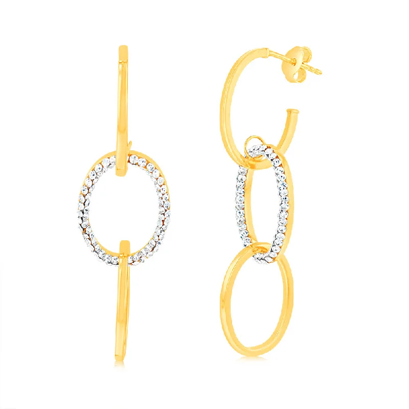 Save On Luxury Jewelry Pieces – Limited-Time Offers 9ct Yellow Gold Silverfilled Crystal Triple Circle Drop Earrings Save On Luxury Jewelry Pieces – Limited-Time Offers 9ct Yellow Gold Silverfilled Crystal Triple Circle Drop Earrings