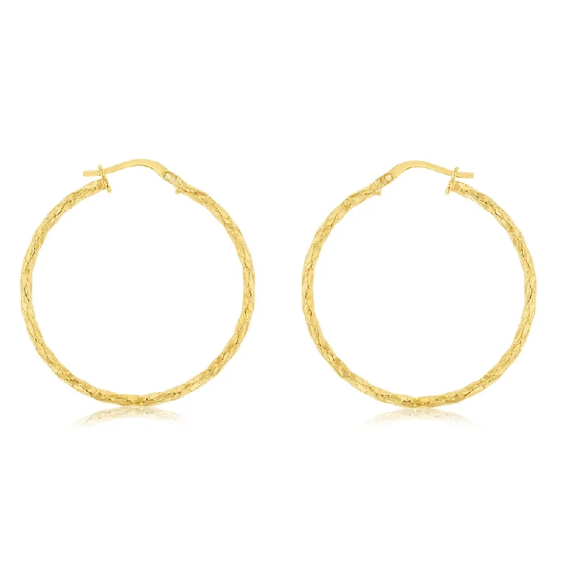 Elegant Jewelry At Unbeatable Offers – Shop Before It's Gone 9ct Yellow Gold Silverfilled Fancy Twisted 30mm Earrings Elegant Jewelry At Unbeatable Offers – Shop Before It's Gone 9ct Yellow Gold Silverfilled Fancy Twisted 30mm Earrings