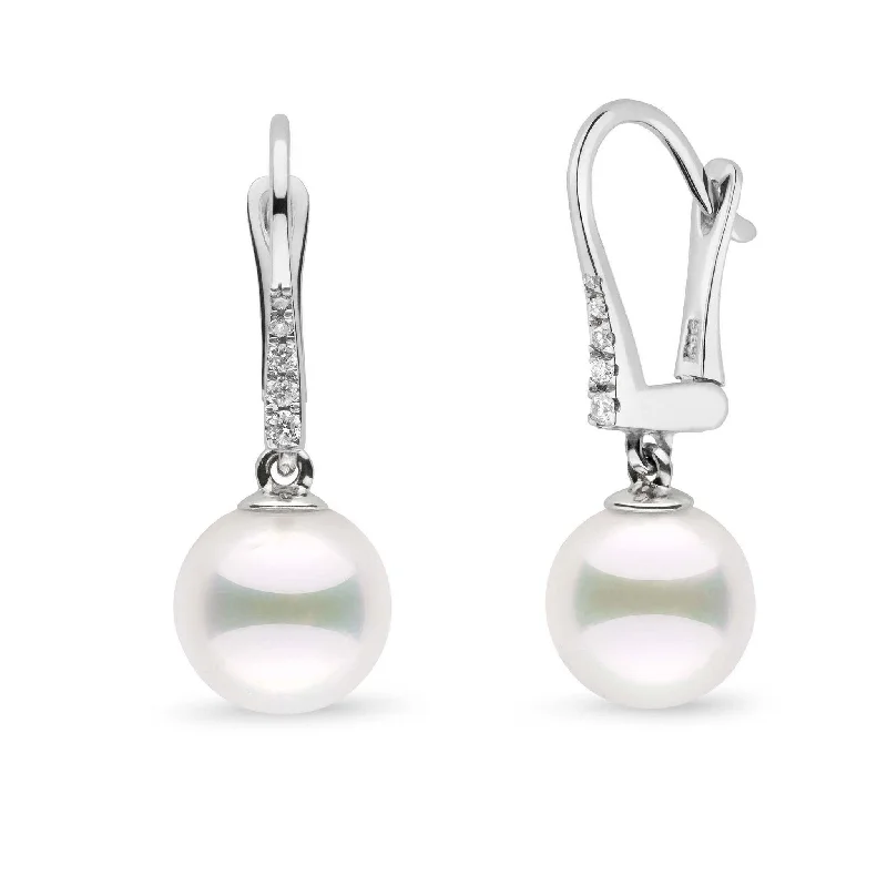 Jewelry Deals That Outshine The Rest Allure Collection Akoya 9.0-9.5 mm Pearl & Diamond Dangle Earrings Jewelry Deals That Outshine The Rest Allure Collection Akoya 9.0-9.5 mm Pearl & Diamond Dangle Earrings