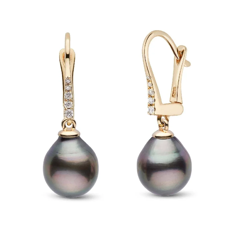 Shop Trending Jewelry With Exclusive Savings Allure Collection Tahitian Drop 9.0-10.0 mm Pearl & Diamond Dangle Earrings Shop Trending Jewelry With Exclusive Savings Allure Collection Tahitian Drop 9.0-10.0 mm Pearl & Diamond Dangle Earrings