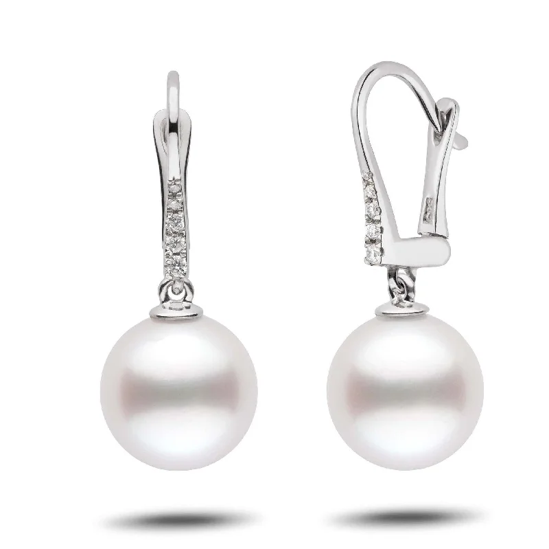 Buy More, Save More On Stunning Jewelry Pieces Allure Collection White South Sea 11.0-12.0 mm Pearl & Diamond Dangle Earrings Buy More, Save More On Stunning Jewelry Pieces Allure Collection White South Sea 11.0-12.0 mm Pearl & Diamond Dangle Earrings