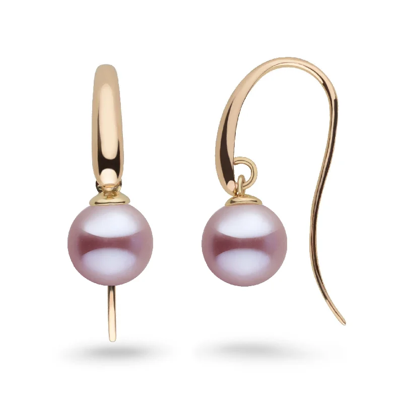 Don't Miss Out – Shop Elegant Jewelry For Less Cascade Collection 8.5-9.0 mm Lavender Freshadama Pearl Earrings