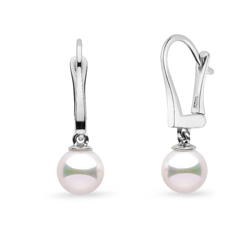 Affordable Elegance – Premium Jewelry At Special Prices Classic Collection 7.0-7.5 mm White Hanadama Pearl Dangle Earrings Affordable Elegance – Premium Jewelry At Special Prices Classic Collection 7.0-7.5 mm White Hanadama Pearl Dangle Earrings