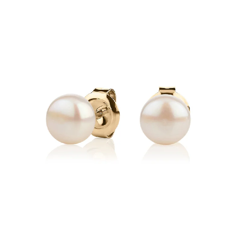 Flash Sale On Stunning Jewelry – Don't Miss Out Cultured freshwater pearl 7.5mm stud earrings in 10 carat yellow gold Flash Sale On Stunning Jewelry – Don't Miss Out Cultured freshwater pearl 7.5mm stud earrings in 10 carat yellow gold