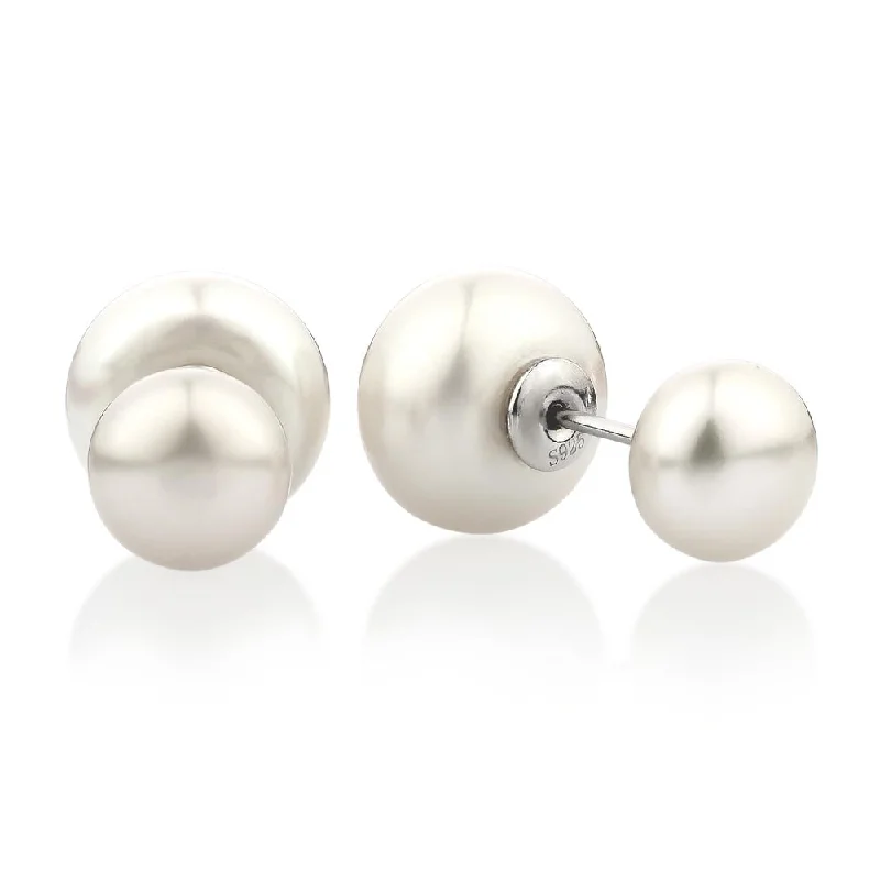 Buy More, Save More On Stunning Jewelry Pieces Cultured freshwater pearl stud earrings in sterling silver