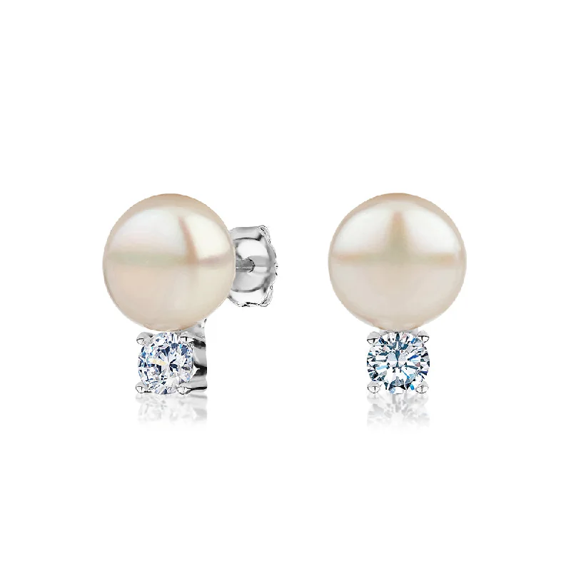 Elegant Jewelry At Unbeatable Prices – Shop Today Cultured freshwater pearl stud earrings in sterling silver Elegant Jewelry At Unbeatable Prices – Shop Today Cultured freshwater pearl stud earrings in sterling silver