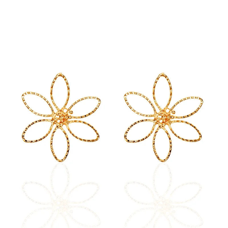 Premium Jewelry At Special Low Prices For A Limited Time Daisy Earrings - Gold