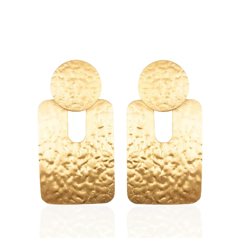 Shop Fine Jewelry With Exclusive Savings Destiny Hammered Dangles - Gold