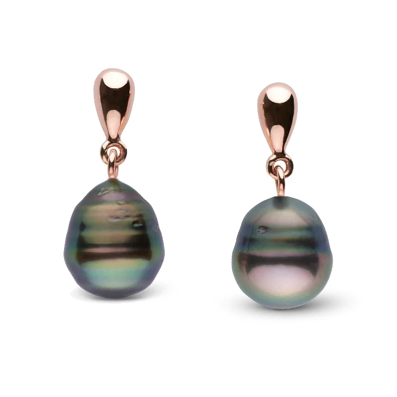 Limited-Stock Jewelry Sale – Once It's Gone, It's Gone Dew Collection 9.0-10.0 mm Tahitian Baroque Pearl Earrings Limited-Stock Jewelry Sale – Once It's Gone, It's Gone Dew Collection 9.0-10.0 mm Tahitian Baroque Pearl Earrings