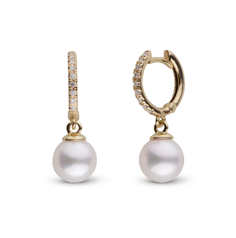 Jewelry Sale Bonanza – Grab Your Sparkle Now Diamond Small Hoop Collection 6.5-7.0 mm Akoya Pearl Earrings Jewelry Sale Bonanza – Grab Your Sparkle Now Diamond Small Hoop Collection 6.5-7.0 mm Akoya Pearl Earrings