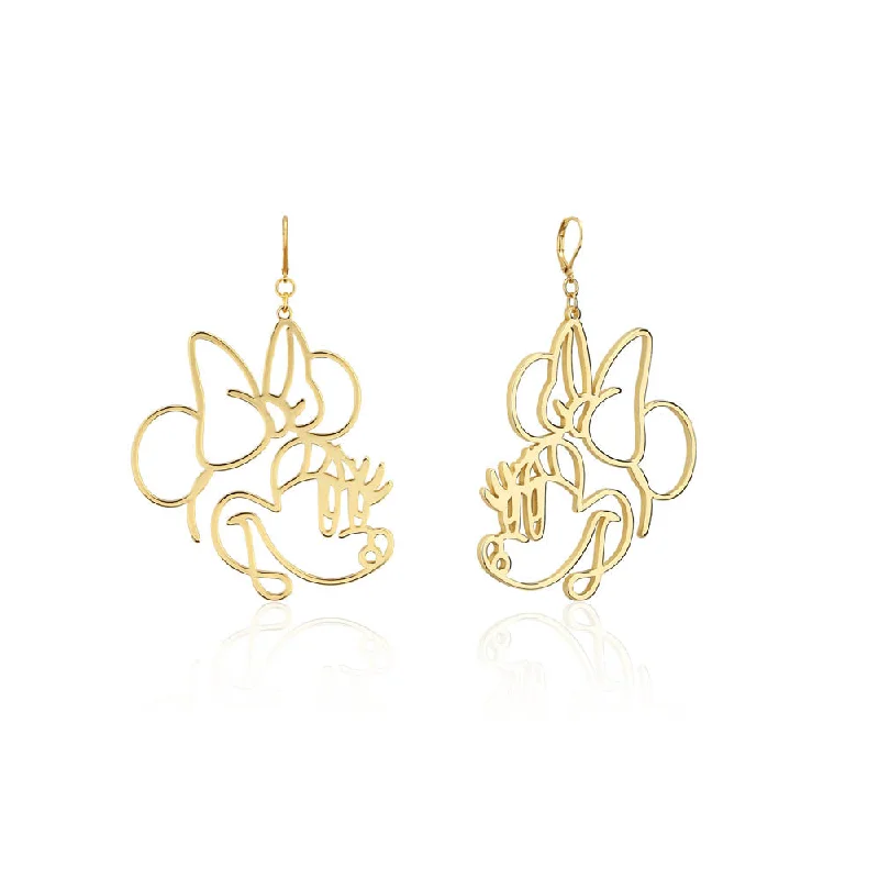 Best-Selling Jewelry Now Available At Special Deals Disney Gold Plated Stainless Steel Minnie Mouse Wire Style 50mm Drop Earring Best-Selling Jewelry Now Available At Special Deals Disney Gold Plated Stainless Steel Minnie Mouse Wire Style 50mm Drop Earring