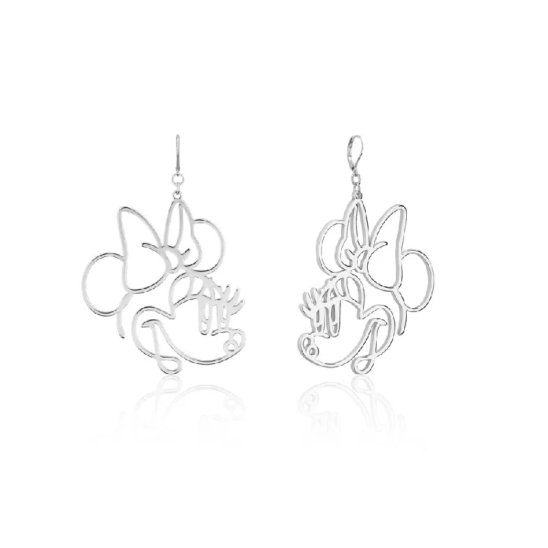 Limited Stock On Premium Jewelry At Low Prices Disney Stainless Steel Minnie Mouse Wire Style 50mm Drop Earrings Limited Stock On Premium Jewelry At Low Prices Disney Stainless Steel Minnie Mouse Wire Style 50mm Drop Earrings