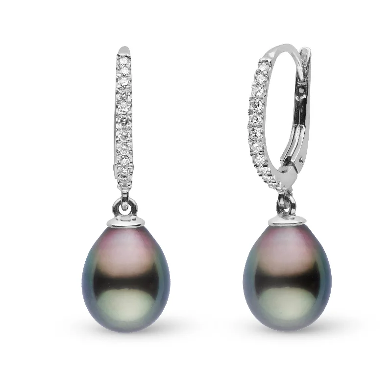 Trending Jewelry Styles Now At Limited-Time Discounts Eternal Collection Tahitian 10.0-11.0 mm Drop Pearl & Diamond Dangle Earrings Trending Jewelry Styles Now At Limited-Time Discounts Eternal Collection Tahitian 10.0-11.0 mm Drop Pearl & Diamond Dangle Earrings