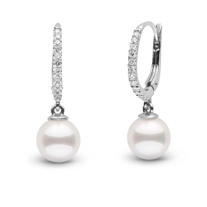 High-End Sparkle, Low-End Prices – Jewelry Sale Live Eternal Collection White Akoya 7.0-7.5 mm Pearl & Diamond Dangle Earrings High-End Sparkle, Low-End Prices – Jewelry Sale Live Eternal Collection White Akoya 7.0-7.5 mm Pearl & Diamond Dangle Earrings
