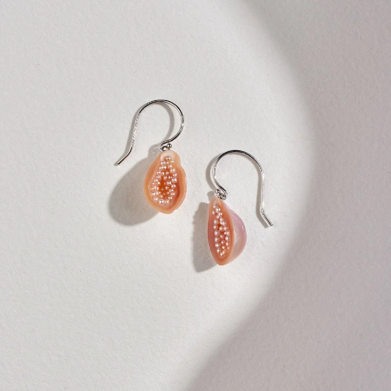 Dazzling Deals On Necklaces, Bracelets, And More Freshwater Souffle Pearl Geode Dangle Earrings with Seed Pearls Dazzling Deals On Necklaces, Bracelets, And More Freshwater Souffle Pearl Geode Dangle Earrings with Seed Pearls