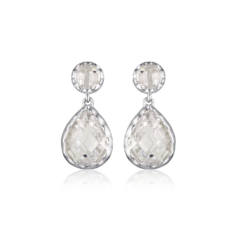 Luxury Jewelry At Unbeatable Discounts Georgini Luxe Sterling Silver Zirconia Nobile Earrings Luxury Jewelry At Unbeatable Discounts Georgini Luxe Sterling Silver Zirconia Nobile Earrings