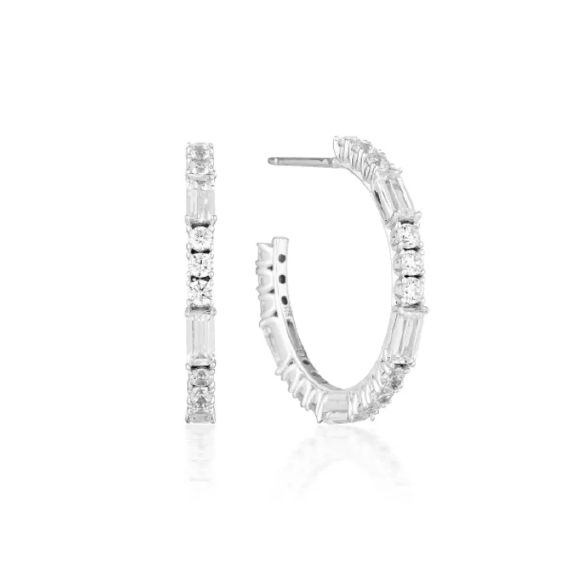 Modern Jewelry At Exclusive Discounts – Shop Today Georgini Sterling Silver Irina Medium Hoop Earrings Modern Jewelry At Exclusive Discounts – Shop Today Georgini Sterling Silver Irina Medium Hoop Earrings