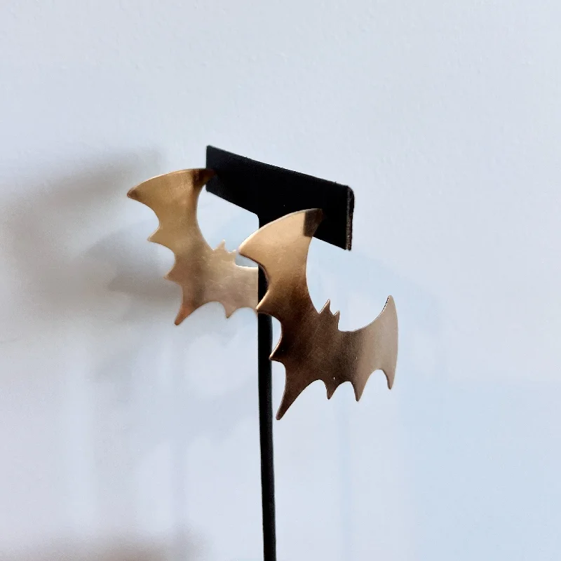 Premium Diamond Jewelry For Unforgettable Moments Bat Pop Stud Earrings - Choose Your Metal; Halloween Earrings Premium Diamond Jewelry For Unforgettable Moments Bat Pop Stud Earrings - Choose Your Metal; Halloween Earrings