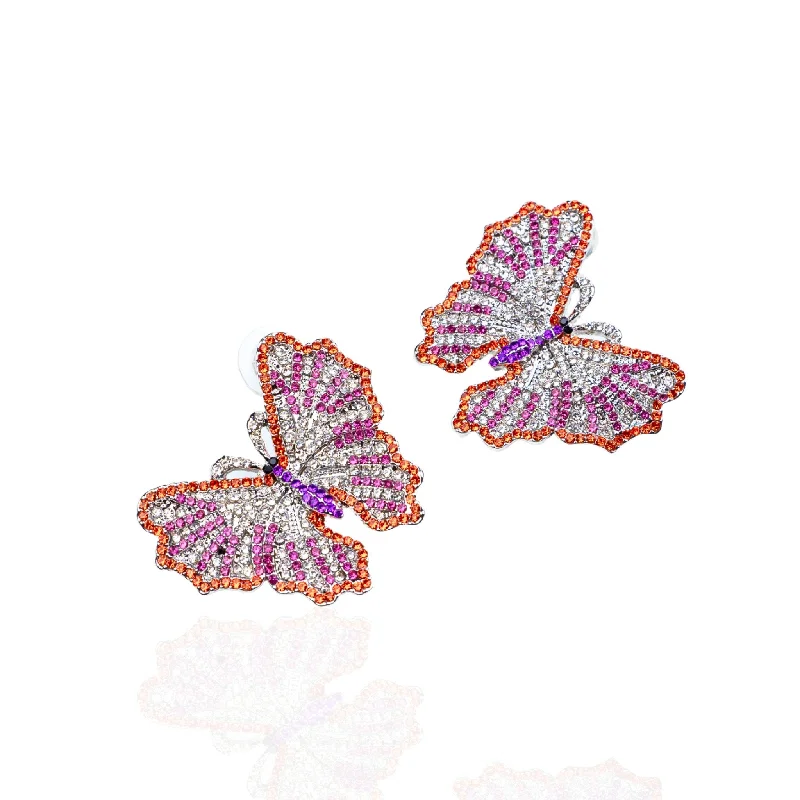 Chic And Stylish Jewelry At Discounted Prices Hadassa Studs - Purple Sunset