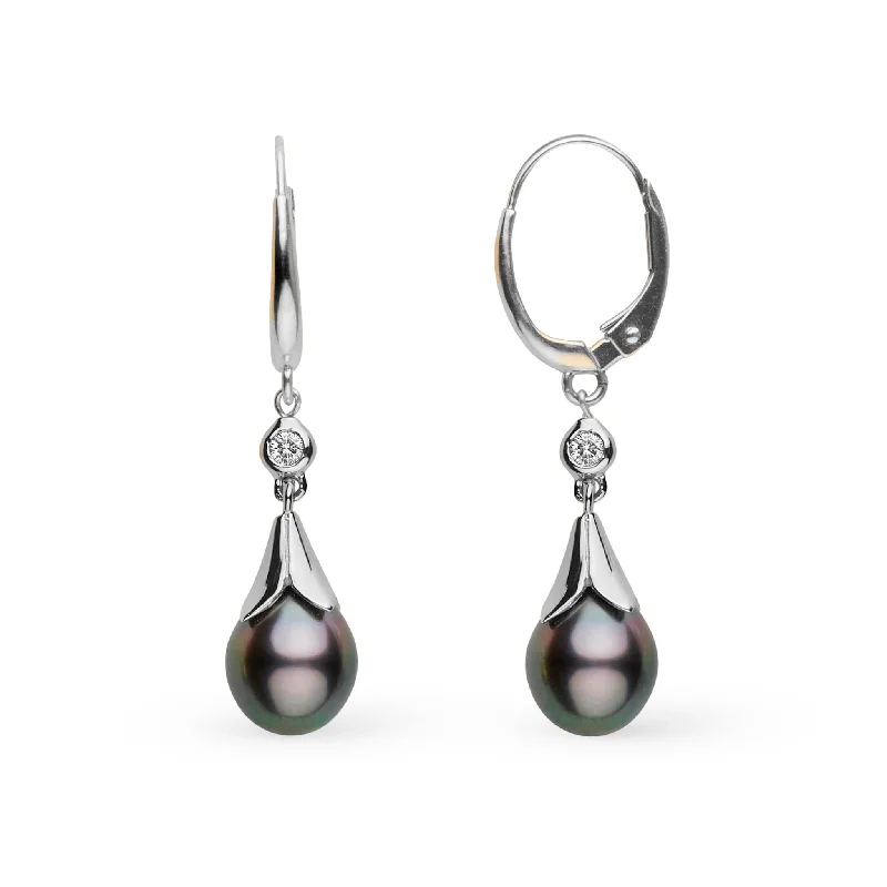 Exclusive Jewelry Offers – Sparkle For Less Lilium Collection 9.0-10.0 mm Tahitian Drop Pearl and Diamond Earrings Exclusive Jewelry Offers – Sparkle For Less Lilium Collection 9.0-10.0 mm Tahitian Drop Pearl and Diamond Earrings