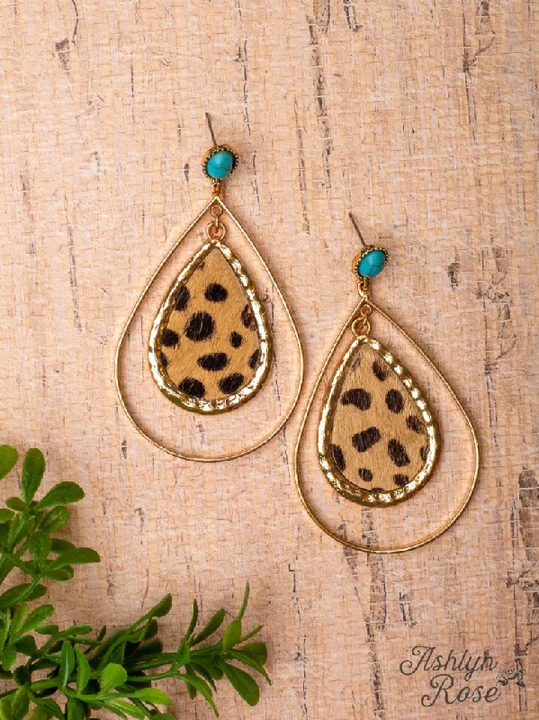 Breathtaking Jewelry, Breathtaking Prices LITTLE DOLLY, LITTLE BETH LEOPARD DOUBLE TEARDROP STUD EARRINGS Breathtaking Jewelry, Breathtaking Prices LITTLE DOLLY, LITTLE BETH LEOPARD DOUBLE TEARDROP STUD EARRINGS
