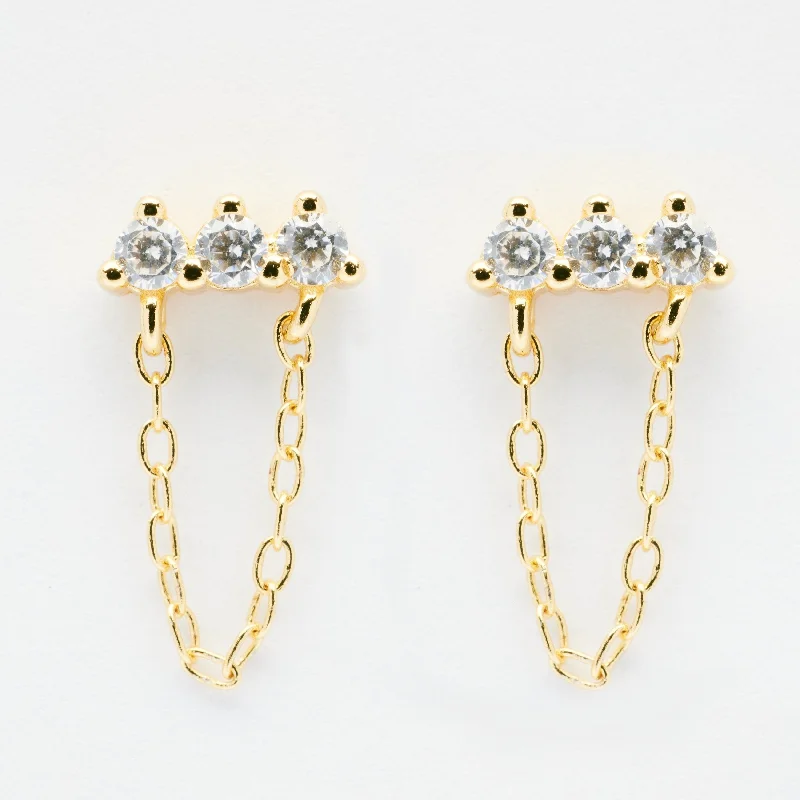 Trending Jewelry Styles Now At Limited-Time Discounts Lou Gold Chain Stud Earrings
